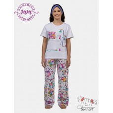 Pijama Feminino - MC + Calça